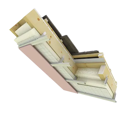 DETAIL ŠIKMÁ STŘECHA SE ZÁKLOPEM