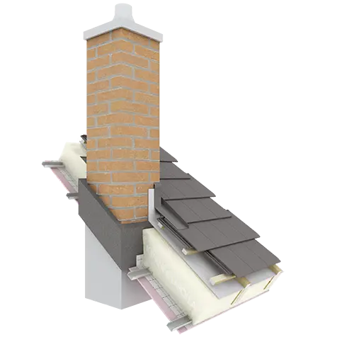 DETAIL IZOLACE KOMÍNOVÉHO TĚLESA