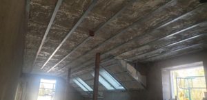 Zateplení podkroví bytového domu v Klatovech