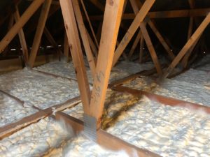 Izolace bungalov Icynene