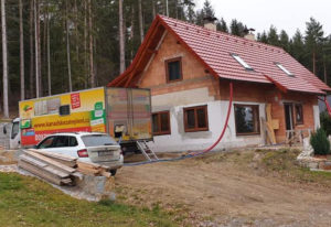 Zateplení podkroví RD Plzen