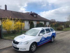 Zateplení podkroví v obci Holostřevy u Boru