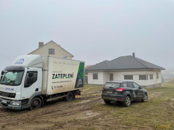 Zateplení stropu bungalovu v Křižanově