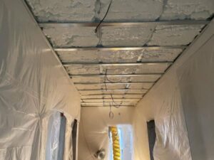 Zateplení stropu bungalovu v Křižanově