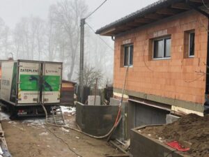 Zateplení stropu novostavby Pocoucov