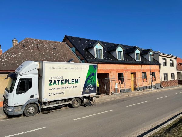 Zateplení podkroví v Nové Říši