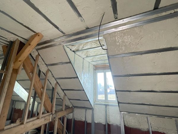 Zateplení podkroví v Nové Říši