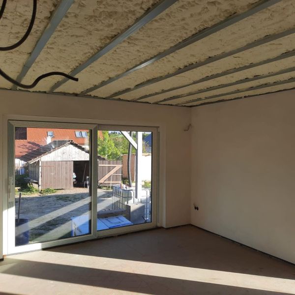 Zateplení stropu rodinného domu Bory