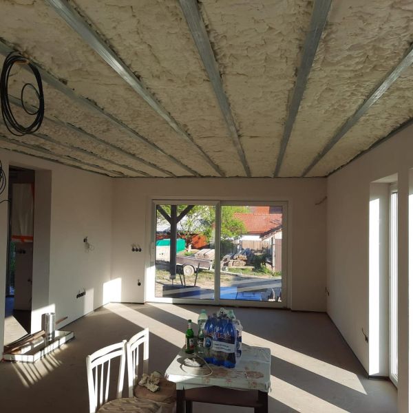 Zateplení stropu rodinného domu Bory