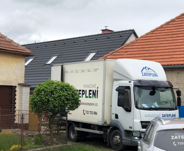 Zateplení novostavby v Příložanech