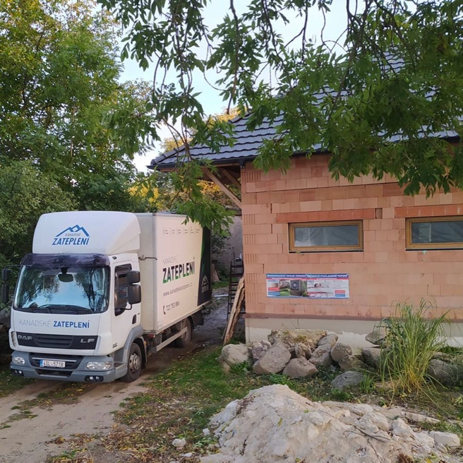 Zateplení novostavby ve Studenci, okr. Třebíč