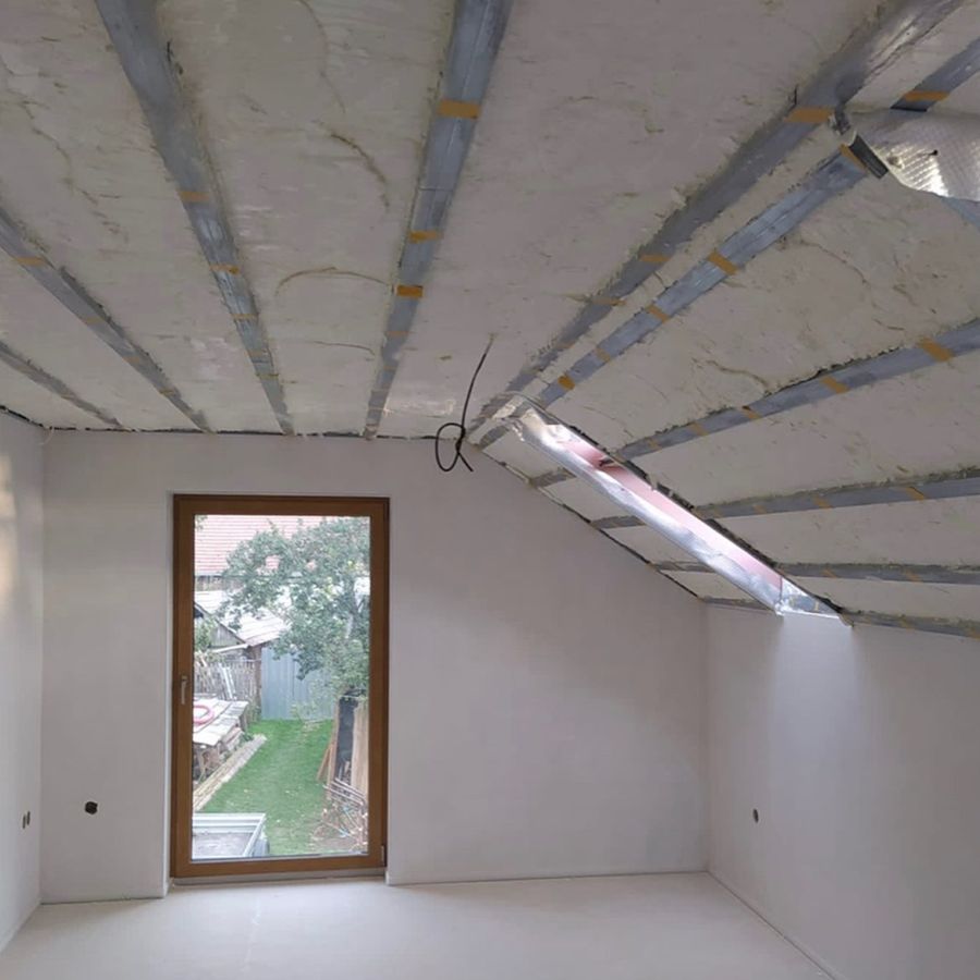 Zateplení novostavby ve Studenci