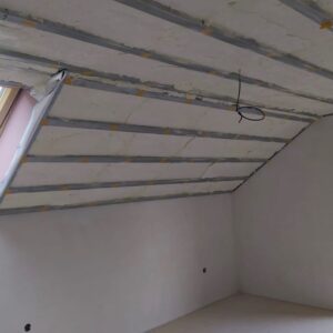 Zateplení novostavby ve studenci