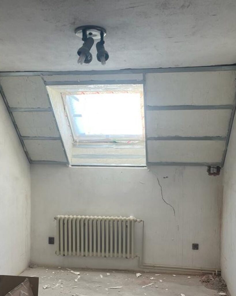 Zateplení podkroví Křeč