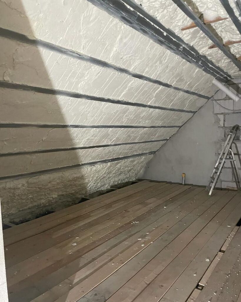 Zateplení podkroví Křeč